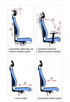 Fotogalerie: KANCELÁŘSKÁ ŽIDLE PRO ZDRAVÉ SEZENÍ AIR CHAIR